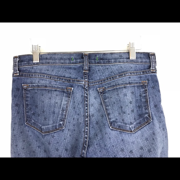 J Brand  Blue Aoki Vin Star Print Skinny Jeans S26 - Picture 6 of 8